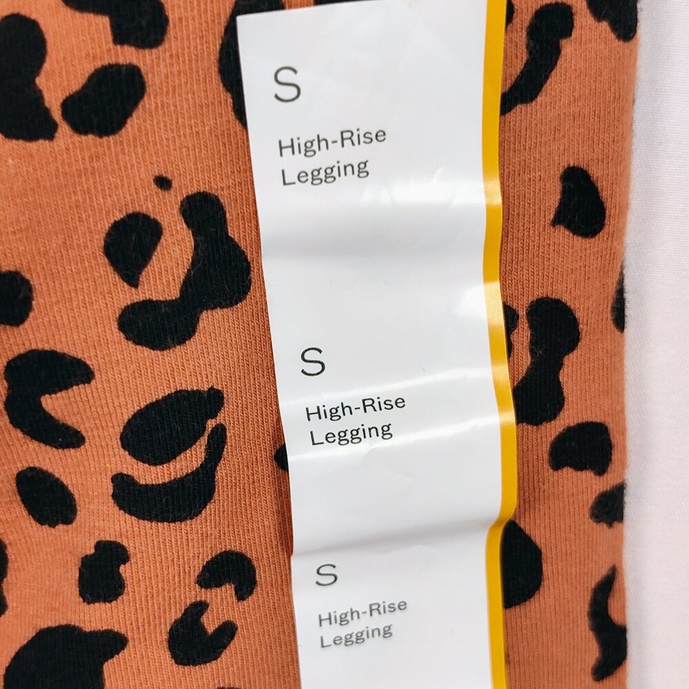 Wild Fable Leggings Women's Small High-Rise Leopard Print NWT - Picture 4 of 9